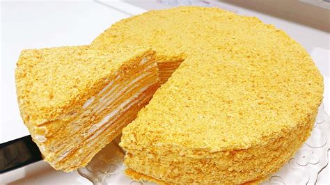 Russian Honey Cake Medovik Recipe Medovik