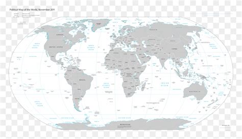 Mapa Pol Tico Gris Mapa Mundial De Todos Los Pa Ses Sin Litoral