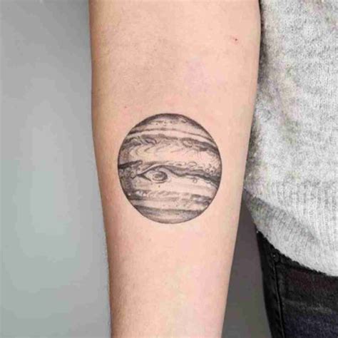 Fineline Jupiter Tattoo By Louieherzog Venus Tattoo Saturn Tattoo