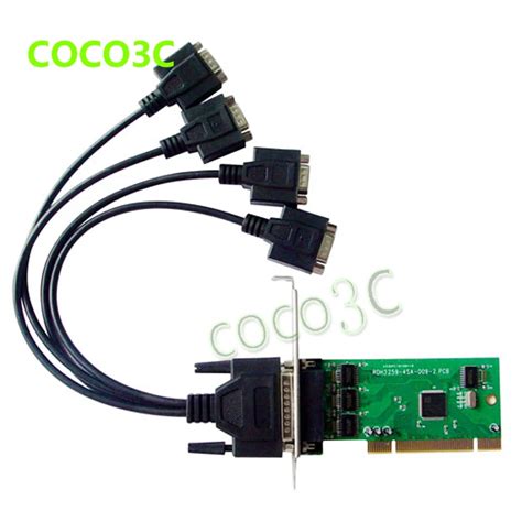 IOC845 PCI 4 ports Serial PCI card Multi RS232 DB9 COM port to PCI ...