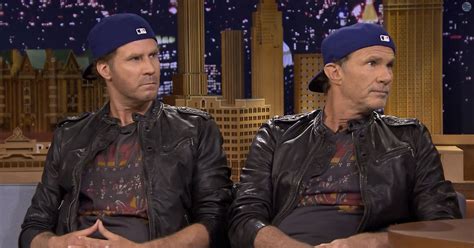 Watch Chad Smith Will Ferrells Drum Off Red Hot Chili Peppers Play With The Roots On Fallon
