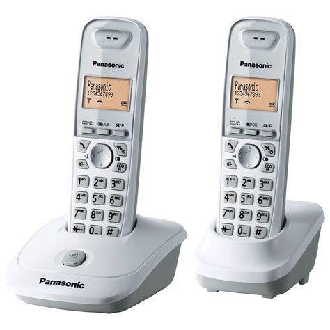 Panasonic KX TG2512FR Duo Blanc Téléphone sans fil Panasonic sur LDLC