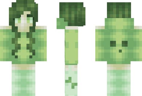 Download Slime Girl Minecraft Skin Full Size Png Image Pngkit