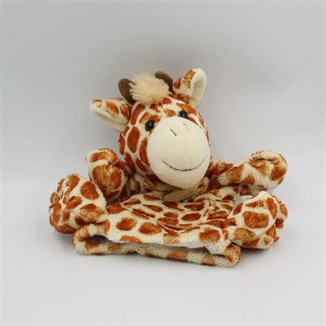 Doudou Plat Marionnette Girafe HISTOIRE D OURS