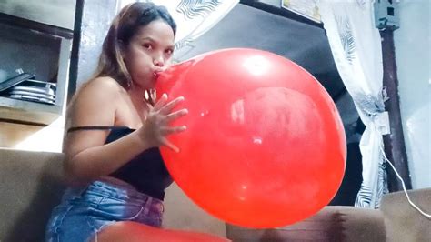 Sexy Juju Blows To Pop Your Big Balloon In Hot Denim Shorts ASIAN LOONER GIRLS Clips Sale