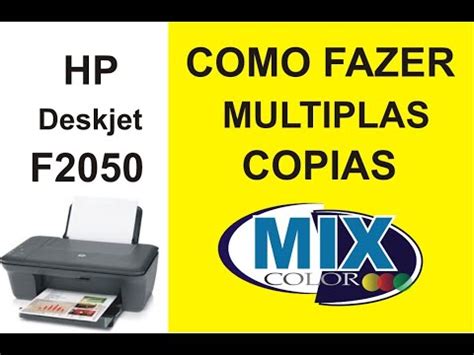 Como Tirar Xerox Na Impressora Deskjet HP 2050 Multiplas Copias Pelo