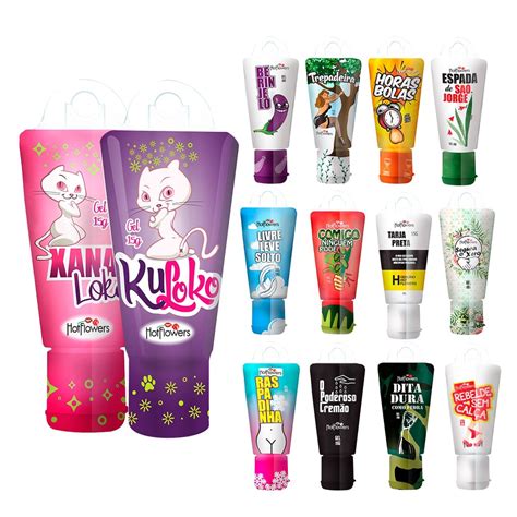 Gel Estimulante Lubrificante Adulto Hotflowers Original Linha Brasileirinhos Sexy Sex Shop Xana