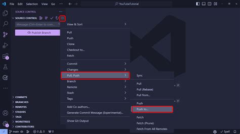 How To Push Code From Vs Code To Github