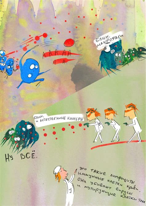 Как организм борется с вирусами? Объясняем с помощью комиксов — Нож