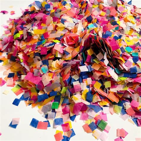 Wildflowers Biodegradable Tissue Paper Confetti Mix Etsy Paper