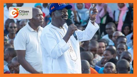 Raila Odinga Leads Azimio Campaigns In Bungoma County Youtube