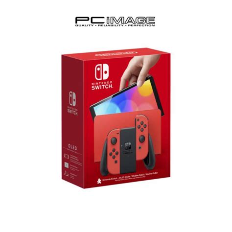 Nintendo Switch Oled Console Mario Red Edition Pc Image