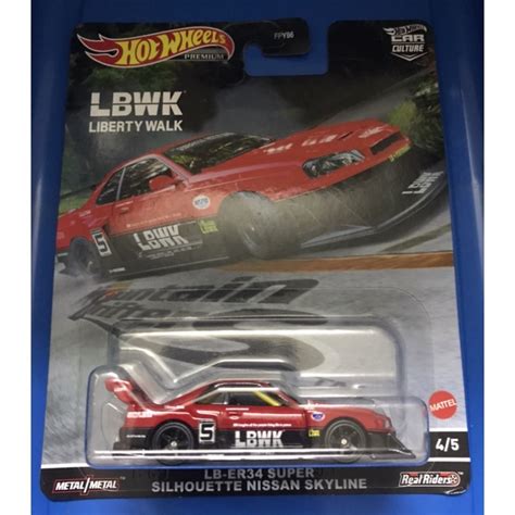 Hot Wheels LB ER Super Silhouette Nissan Skyline Liberty Walk Shopee Malaysia