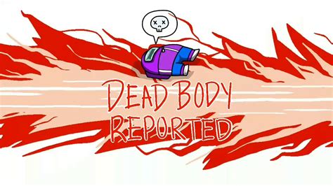 Among Us Red Dead Body