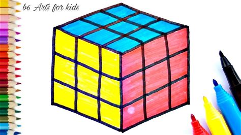 How To Draw Rubik Is Cube