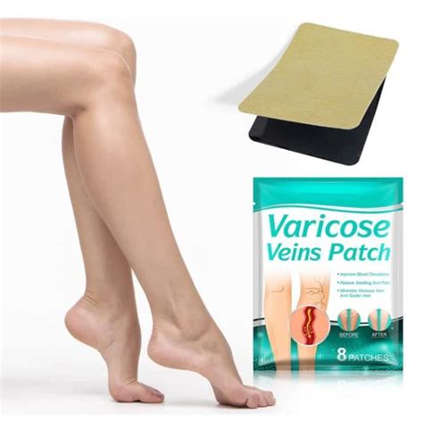 Varices Traitement Jambe Patchs 8PCS Patch Varices Soulager Rapidement