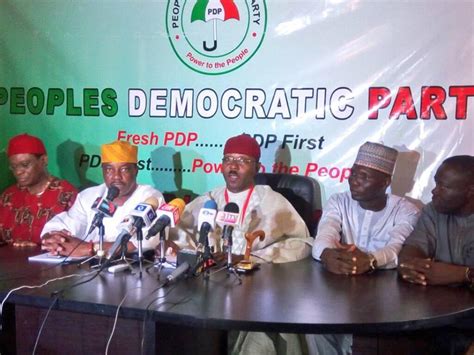 Fresh Crisis In Pdp As New Faction Of The Party Has Emerged See Photos