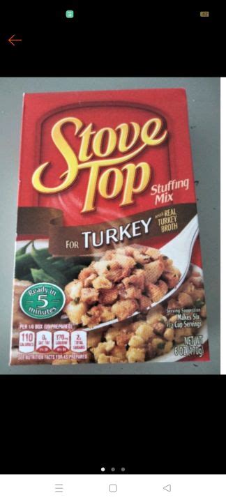 Kraft Stove Top Stuffing Mix For Turkey สำหรบ ยดไส และแตงหนาไกงวง