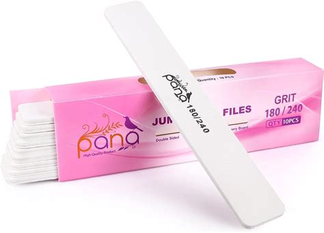 Amazon Pcs Pana Jumbo Double Sided Emery Nail File For