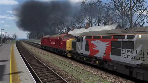 Train Simulator 2020 Ap Class 37 Europhoenix Class 37 Db Schenker Thrash Youtube