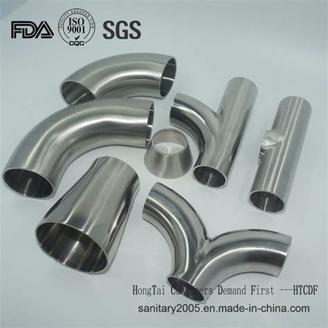 3A SMS DIN Hygienic Stainless Steel Mirror Polished Pipe Sanitary