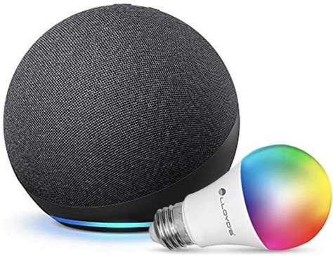 Echo Dot Con Lloyds Foco Inteligente Wifi Multicolor Negro Amazon