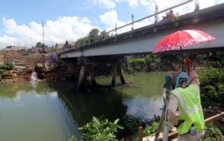 Pelebaran Jembatan Segeri Di Kabupaten Pangkep Sulsel Datatempo