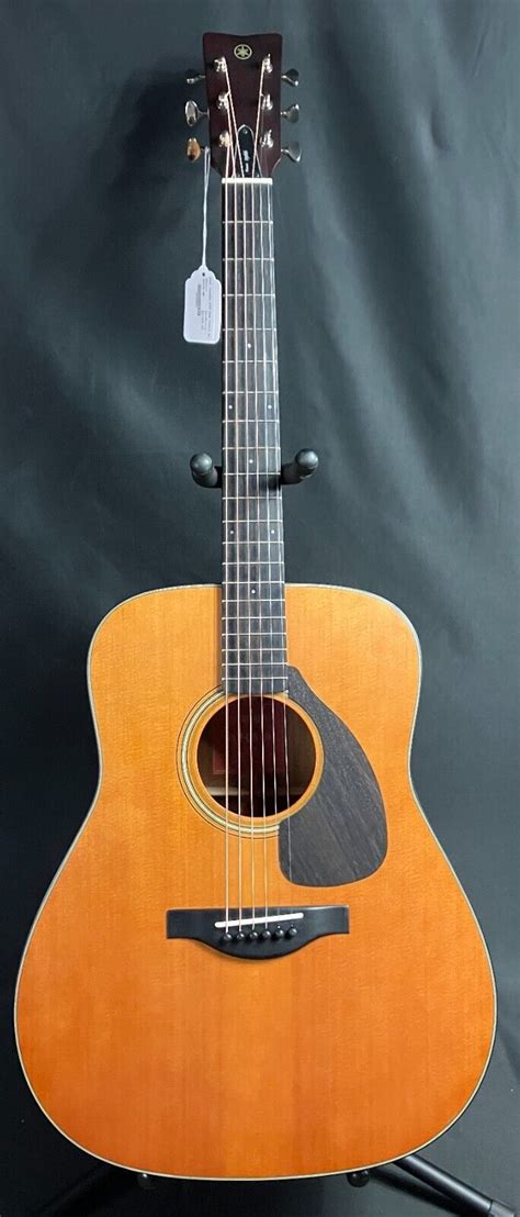 Yamaha FG5 Red Label Dreadnought Acoustic Guitar Vintage Natural Finish