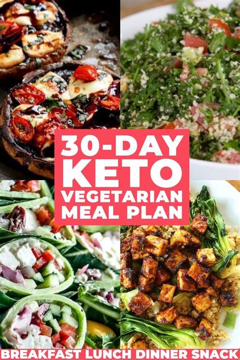 30 Day Vegetarian Keto Meal Plan Delicious Low Carb Recipes For Weight Loss