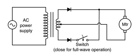 Center Tapped Full Wave Rectifier Circuit Diagram