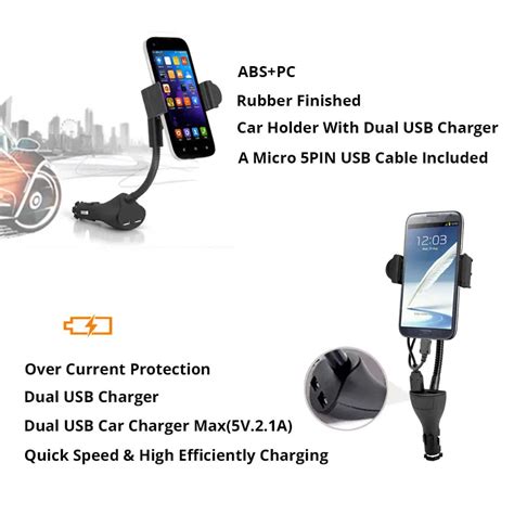 Новинка, автомобильный держатель для телефона на магните с двойным USB ...