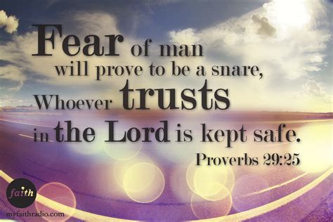 When We Trust God We Dont Fear Man Encouraging Bible Verses Verse