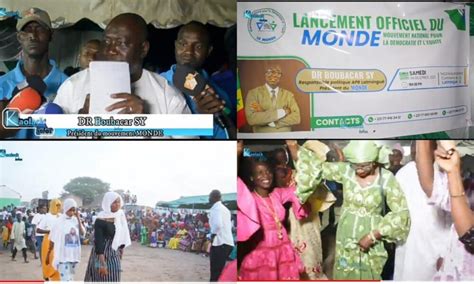 Latmingu Dr Boubacar Sy Lance Son Mouvement D Nomm Monde Et Appelle