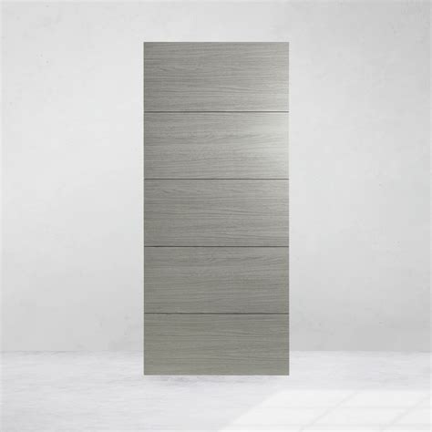 Puerta Premium Gris 4 Lineas Capex Puertas Y Muebles De Madera