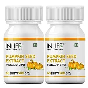 Inlife Pumpkin Seed Extract Supplement Mg Vegetarian Capsules