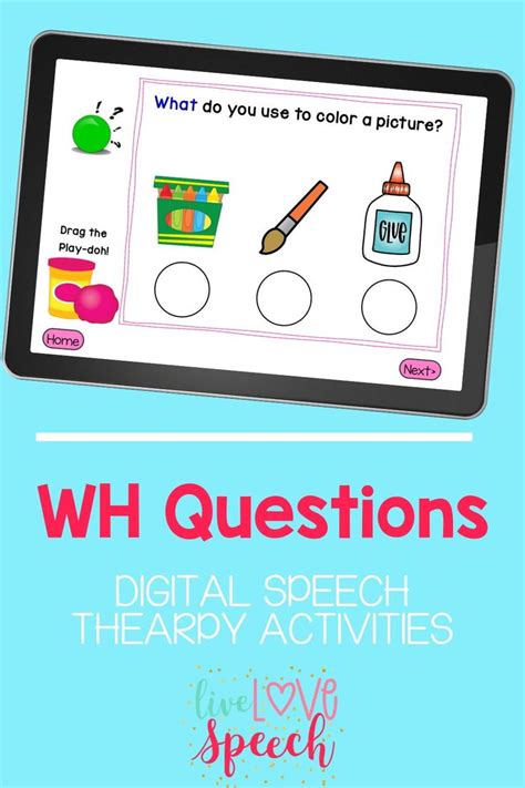 Wh Questions Boom Cards Speech Therapy Distance Learning Speech