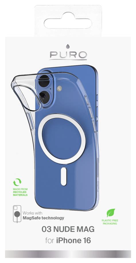 Puro Nude Mag Mobiltelefon Cover Cm Transparent DKK