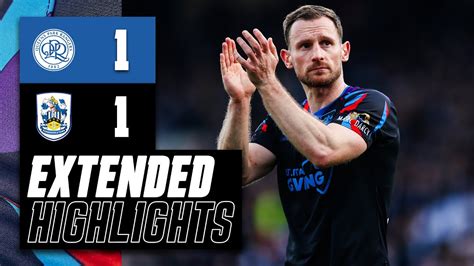 EXTENDED HIGHLIGHTS QPR 1 1 Huddersfield Town YouTube