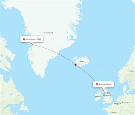 Flights From Glasgow To Ilulissat GLA To JAV Flight Routes