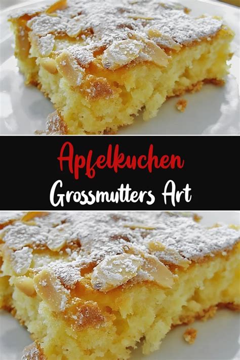 Apfelkuchen Gro Mutters Art