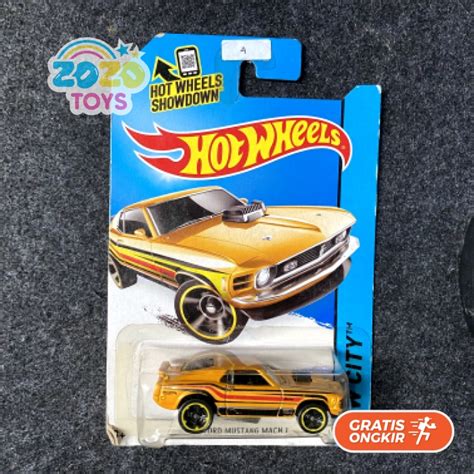 Jual Hot Wheels Ford Mustang Mach 1 Shopee Indonesia