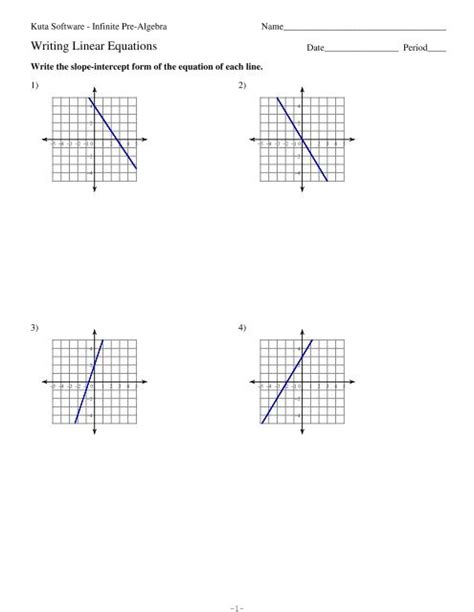 2 4 Writing Linear Equations Tessshebaylo