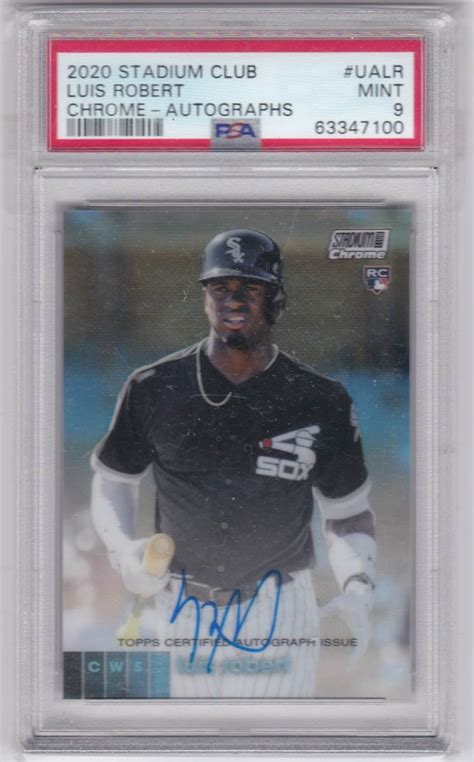 Yahoo Psa Luis Robert White Sox Rc Topps C