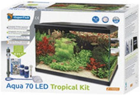 Superfish Home Aquarium Zwart L Cuth Aquarium Fish