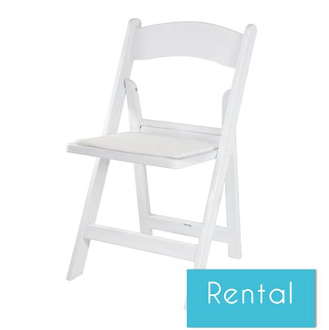 White Resin Folding Chair – Stylized Events