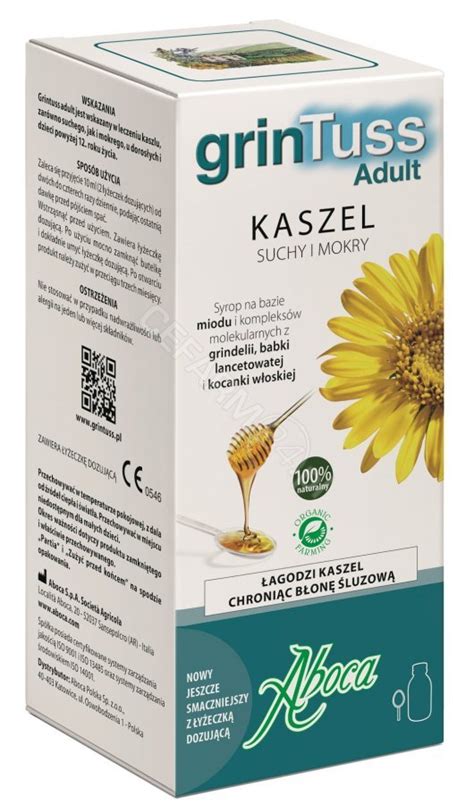 GrinTuss Adult syrop 210 g - cena - Apteka Internetowa Cefarm24