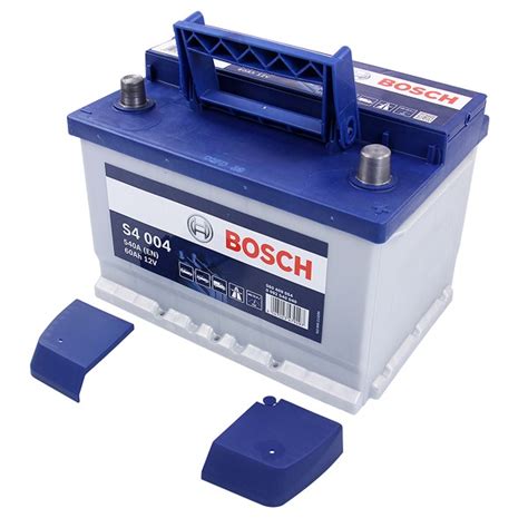 BOSCH Starterbatterie S4 004 60Ah 540A 12V + 10g Pol-Fett