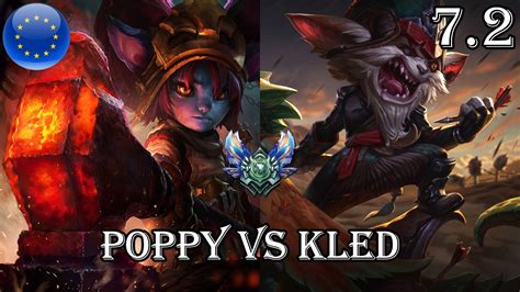 Poppy Vs Kled Top Patch Diamond Ranked Gameplay League Of