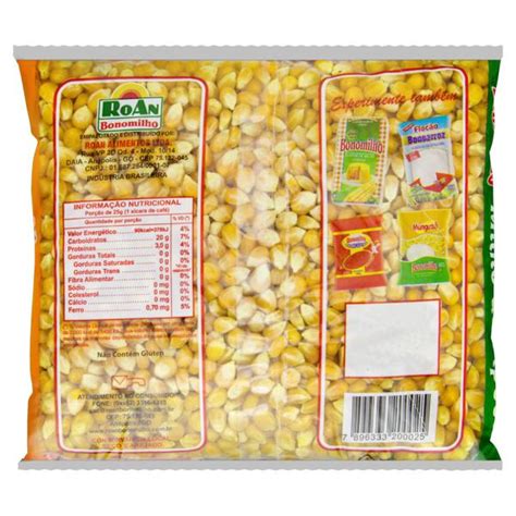 Milho De Pipoca Bonomilho 500G Supermercado Mundial