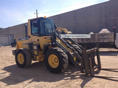 1999 Komatsu Wa180 - Pt3 Wheel Loader / Tool Carrier; Bucket/forks/jib